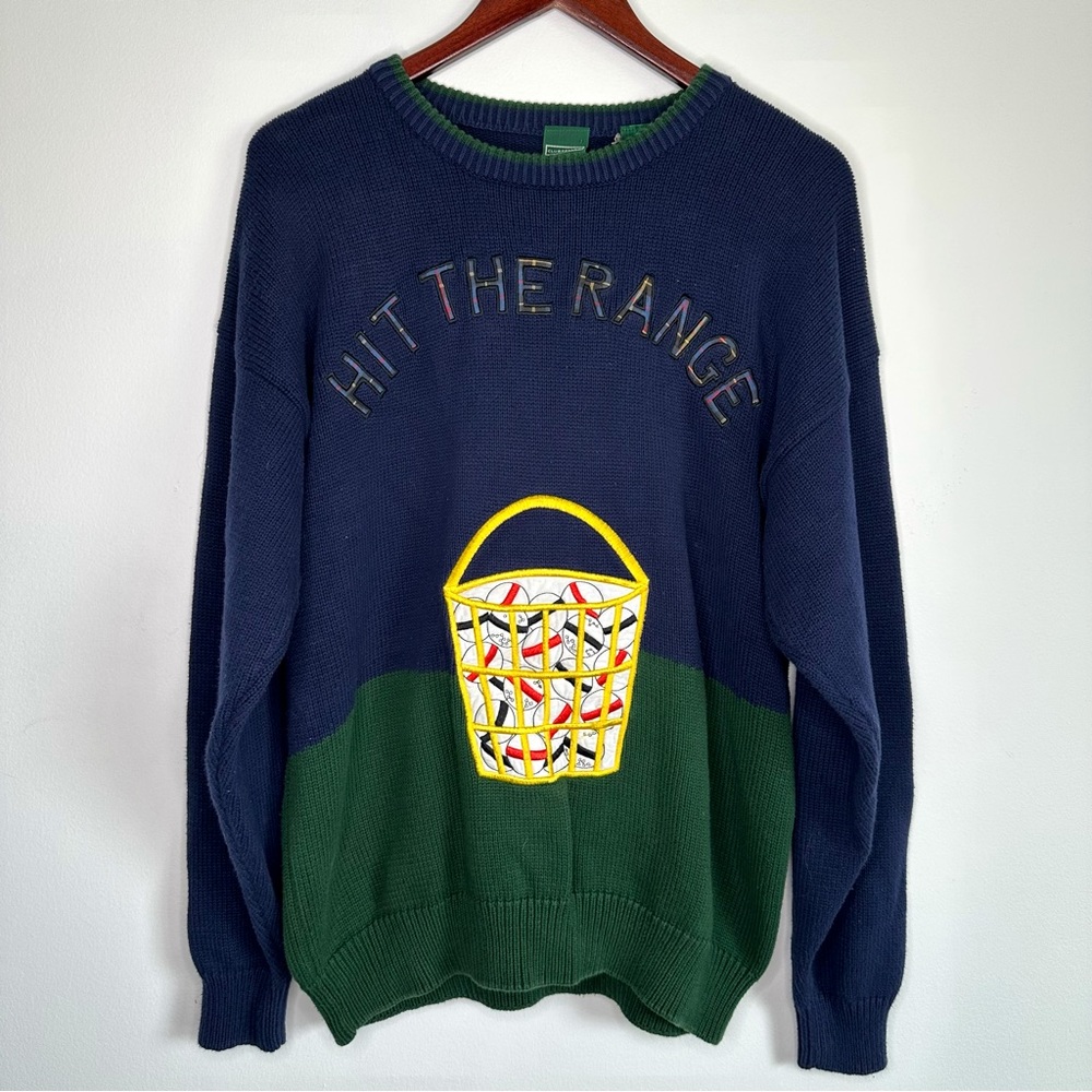 Vintage Clubfellow Golf Sweater Size Medium